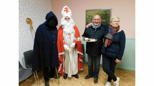 Les Séniors des deux communes mis à l'honneur par le comité des fêtes.